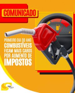 Combustível mais caro no primeiro dia ado ano por aumento de impostos